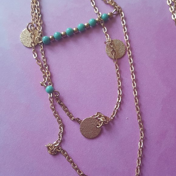 Multilayer Gold Necklace (Comes with a box) - Picture 8 of 15